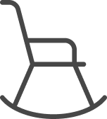 Camping chair icon