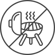 No BBQ activities on the ground