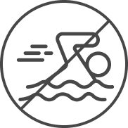 No swimming in the river at night